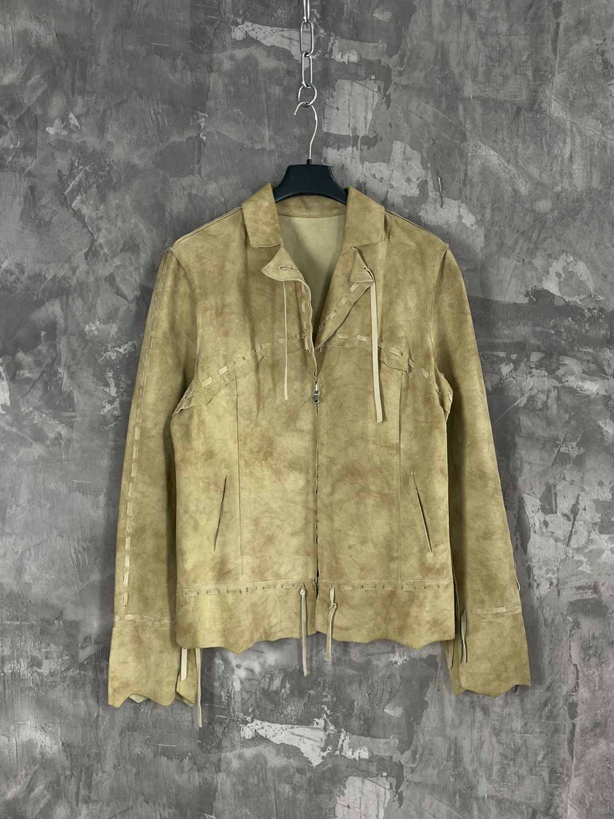 Other Vintage Japanese Brand Italian Luxury Cowboy Leather jacket Size M / US 6-8 / IT 42-44 - 1 Thumbnail