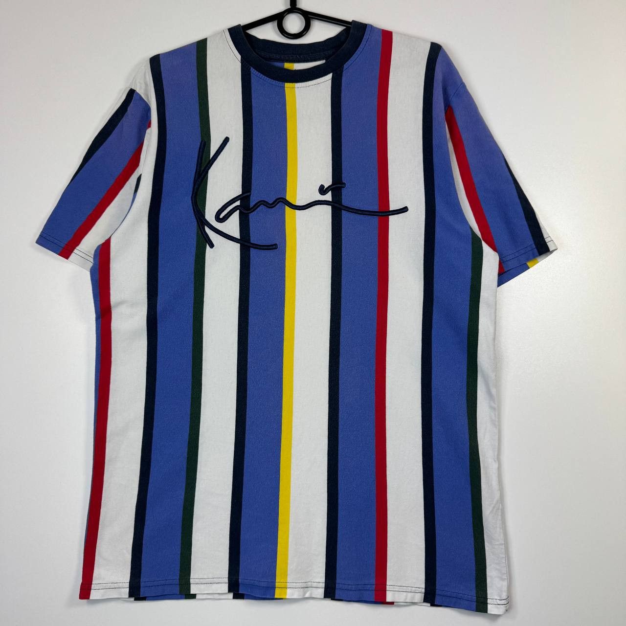 Karl Kani Karl Kani Multicolor Vertical Stripe T-Shirt Mens Size M Size US M / EU 48-50 / 2 - 1 Thumbnail