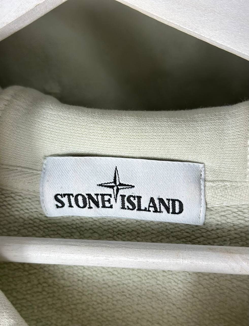 Stone Island Stone Island 2016 Embroidered Logo Pullover - L, light olive Size US L / EU 52-54 / 3 - 6 Thumbnail