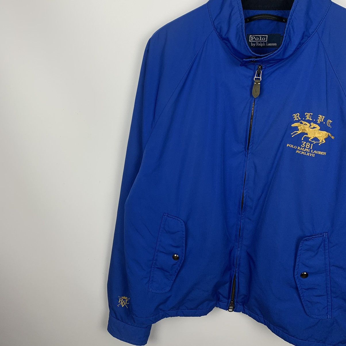 Polo Ralph Lauren Vintage Polo Ralph Lauren Full Zip Jacket Blue Size L Logo Size US L / EU 52-54 / 3 - 4 Thumbnail