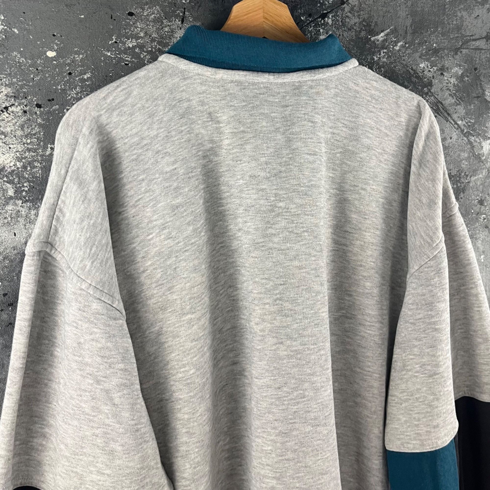 Vintage Vintage 90’s Geometric Rugby sweatshirt Size US XL / EU 56 / 4 - 3 Thumbnail