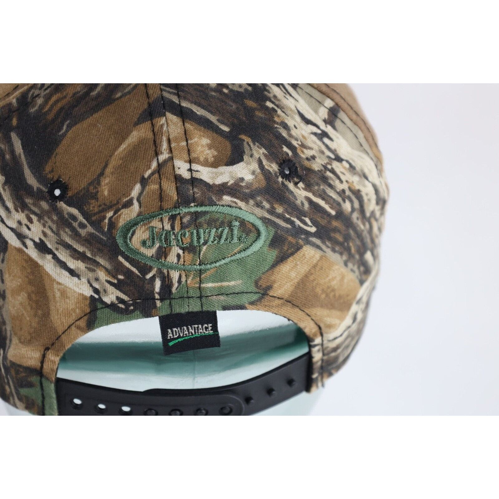 Vintage Vintage 90s Streetwear Jacuzzi Advantage Camouflage Hat Size ONE SIZE - 4 Thumbnail