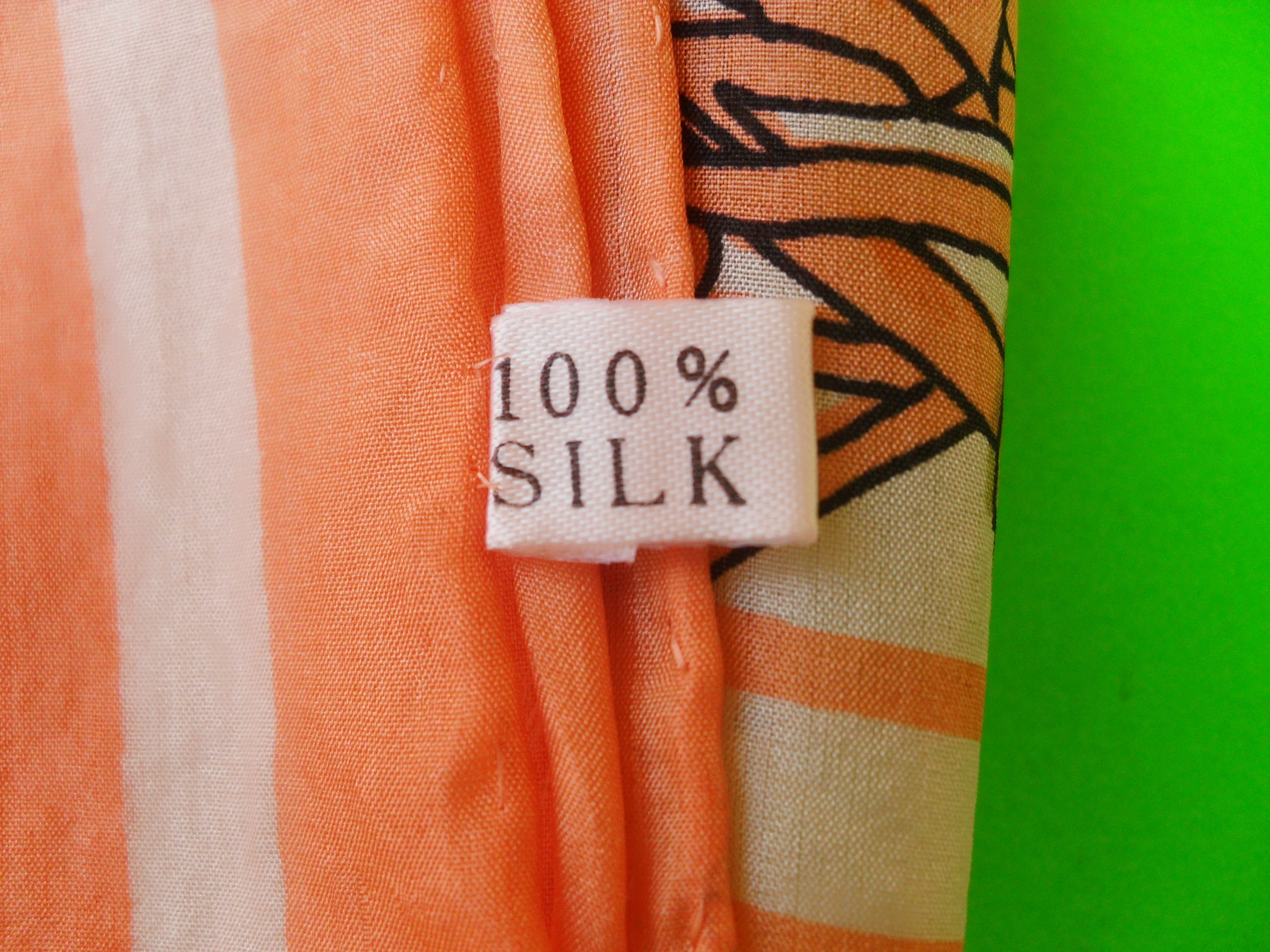Other Vintage square travel scarf 100% very soft and fine silk. Size ONE SIZE - 7 Thumbnail