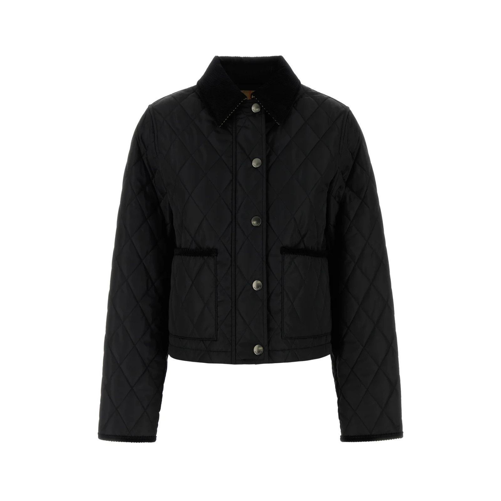 BURBERRY Black Nylon Jacket New