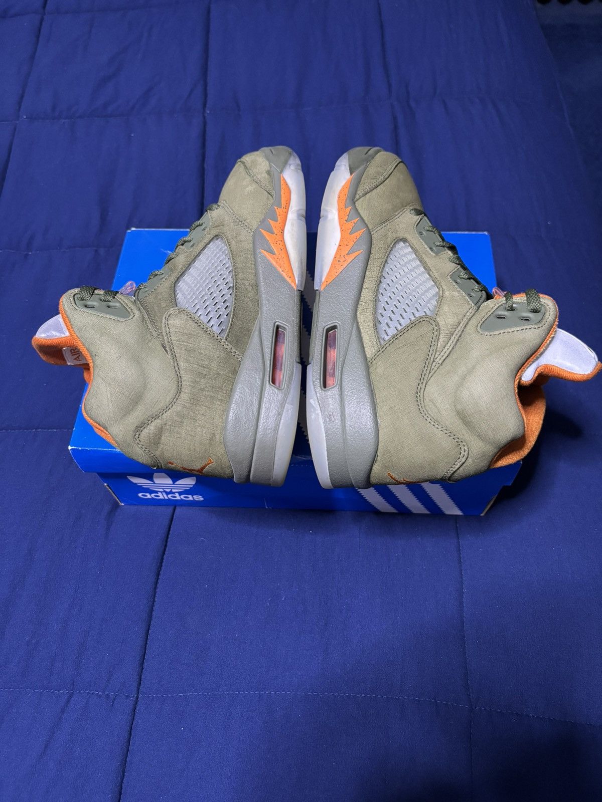 Jordan Brand Air Jordan 5 Retro 2024 Olive Size 9.5 Size US 9.5 / EU 42-43 - 3 Thumbnail