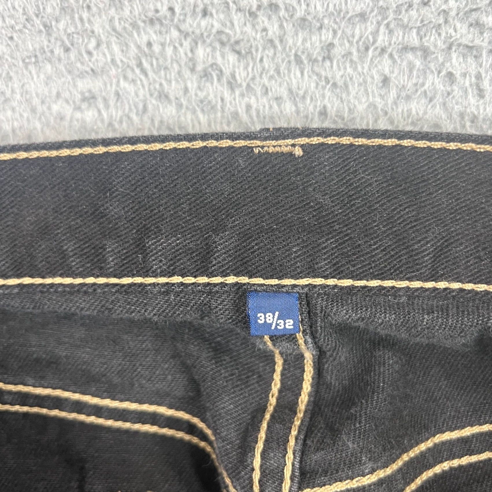 Tommy Hilfiger VINTAGE Tommy Hilfiger Jeans 90s Relaxed Fit Mens 38x32 Black Denim Size US 38 / EU 54 - 6 Thumbnail