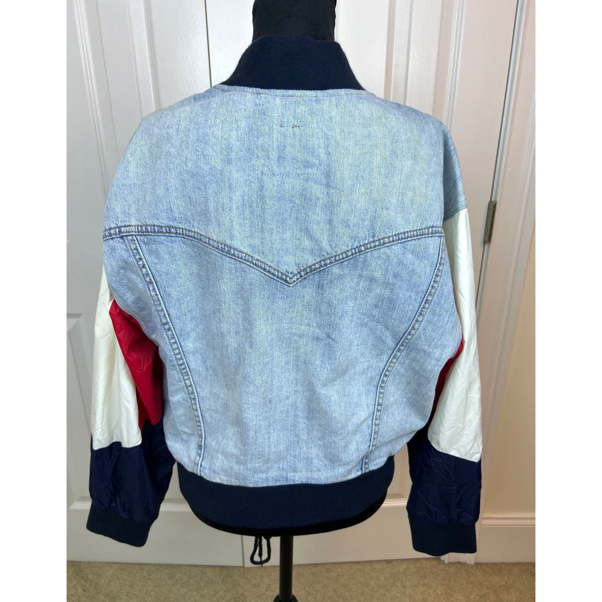 Levi's Levi's Retro 90's Style Denim Trucker Bomber Hybrid Jacket Size L / US 10 / IT 46 - 10 Thumbnail