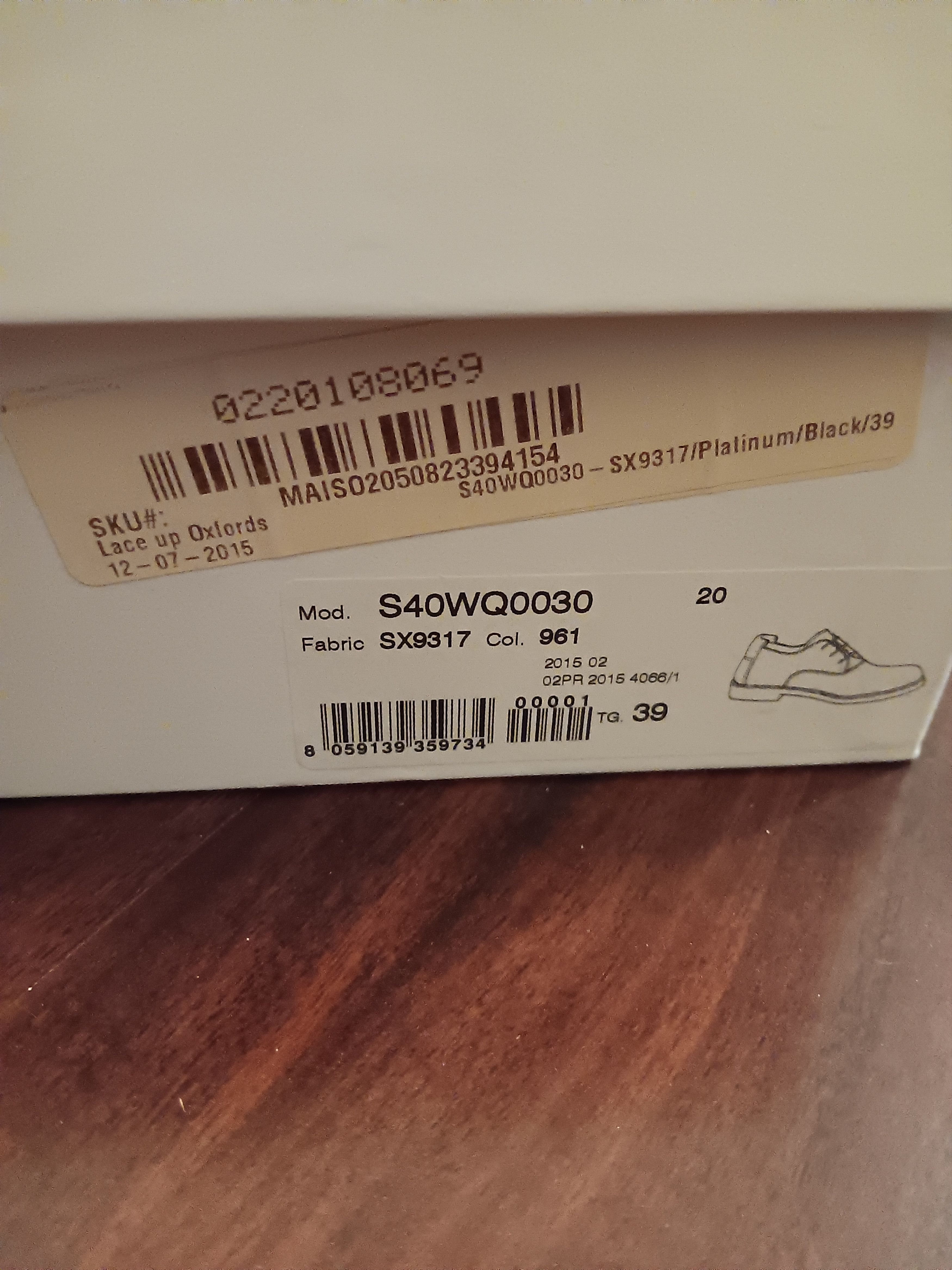 MM6 Maison Martin Margiela MM6 silver gold metallic oxford derby Size US 9.5 / IT 39.5 - 8 Thumbnail