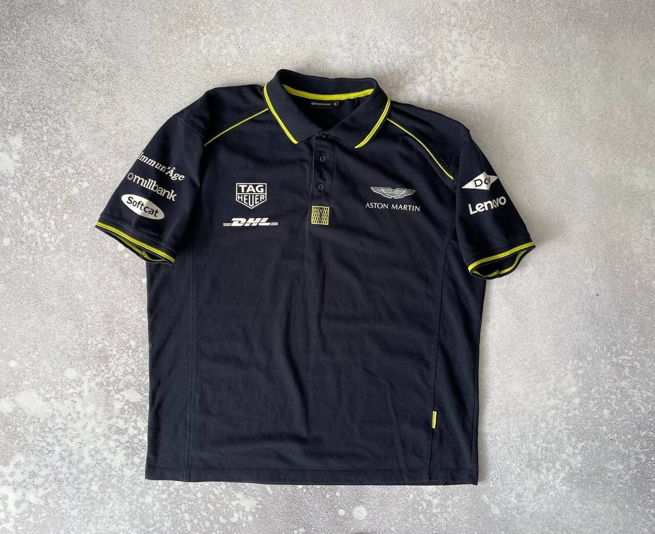 NASCAR × Vintage Vintage Aston Martin Racing Polo Big Logo Y2K Rare Item Size US XL / EU 56 / 4 - 2 Thumbnail