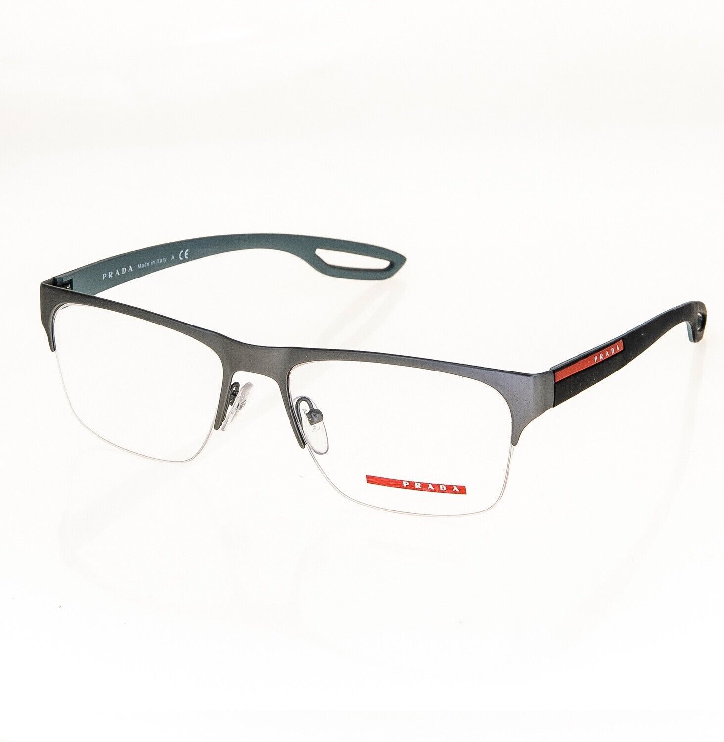 PRADA Linea Rossa LJ SILVER 55F Gray Black Blue PS55FV
