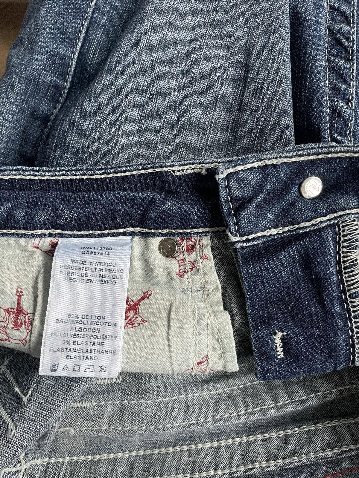 True Religion × Vintage True Religion Vintage Y2k Denim Jeans Trousers Pants Swag Size 29" - 12 Thumbnail