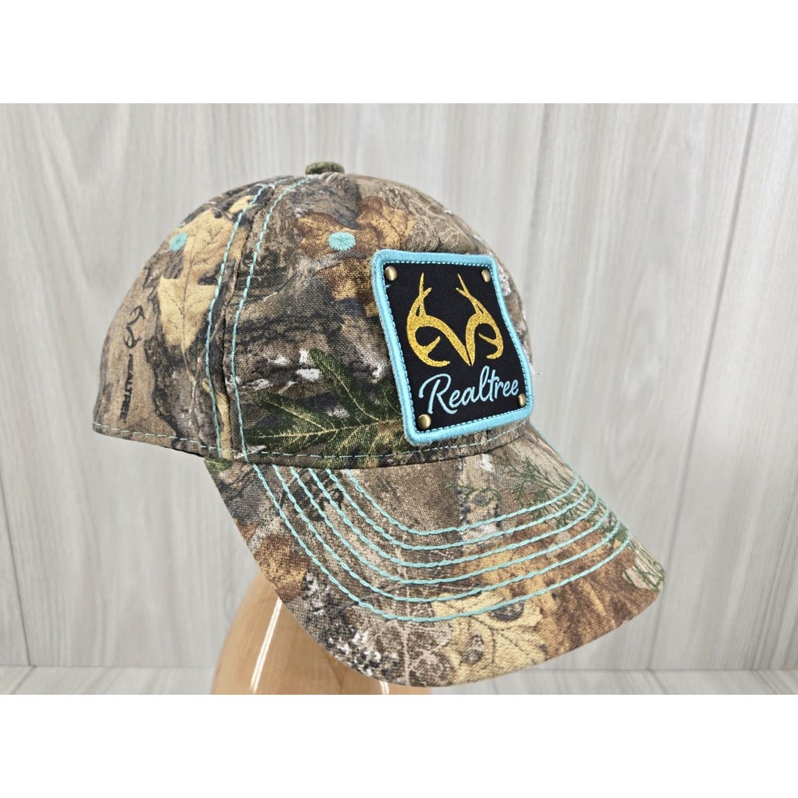 Realtree Outdoor Cap Realtree Hat Cap Snap Back Womens Adjustable Hunting Camo One Size Fits Most Vintage: No Mens? Size ONE SIZE - 3 Thumbnail