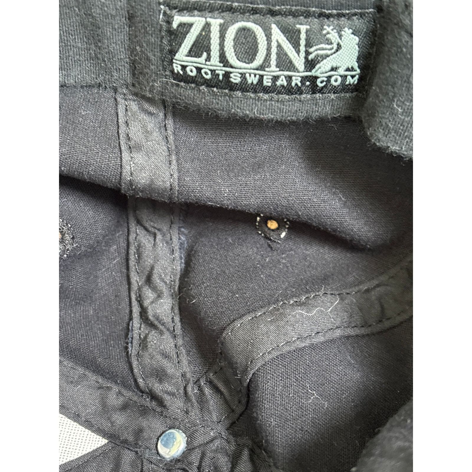 Zion Rootswear Johnny Cash Flesh and Blood OSFA hat Zion roots wear western Size ONE SIZE - 5 Thumbnail