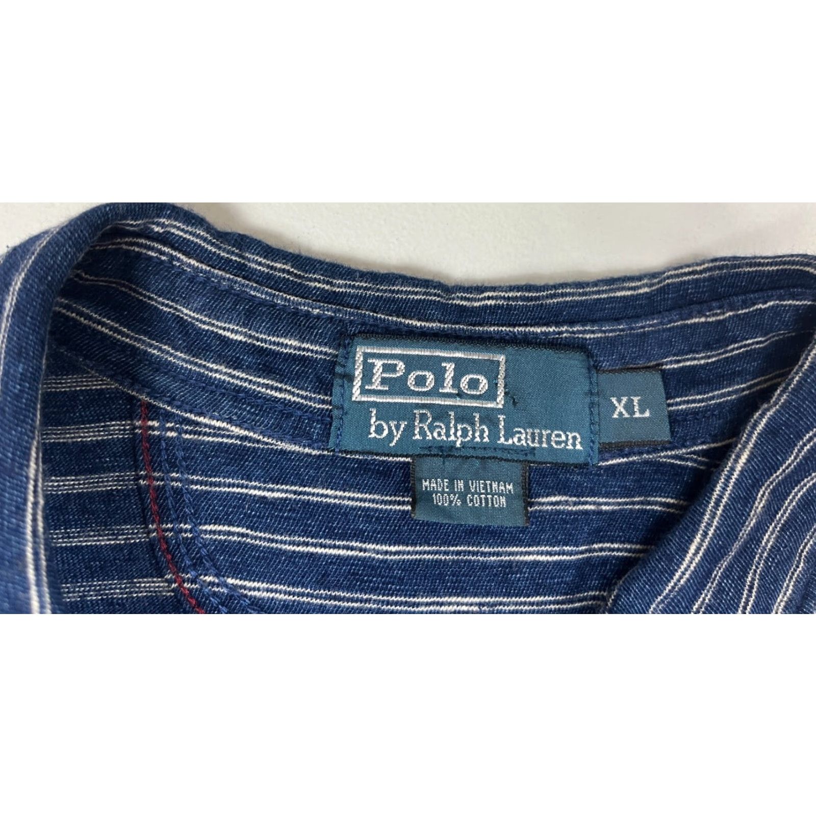 Polo Ralph Lauren Polo Ralph Lauren Polo Shirt Striped Short Sleeve XL Blue US-RL Coastal Resc. Nautical Mens Polo Size US XL / EU 56 / 4 - 5 Thumbnail