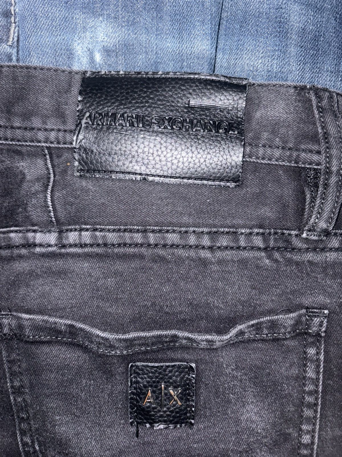 Armani Exchange Armani Exchange Distressed Jeans Size US 33 - 4 Thumbnail