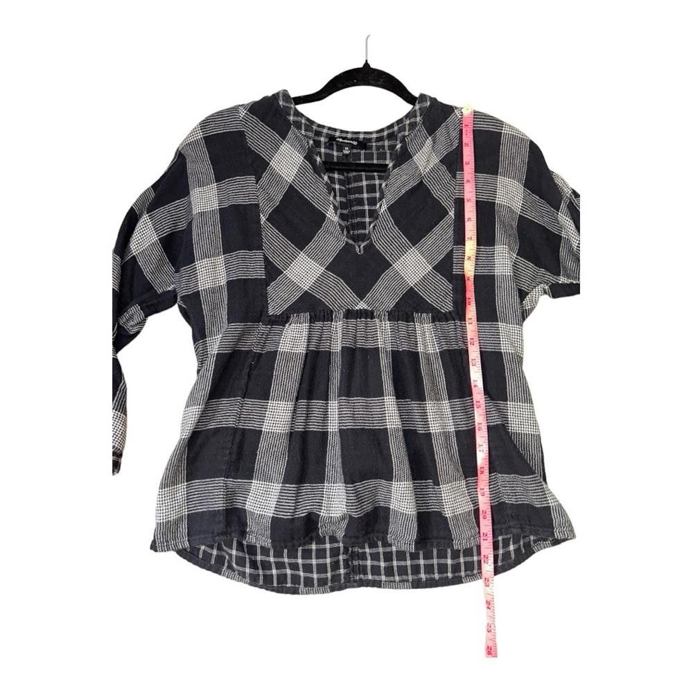 Madewell Madewell l Plaid Babydoll Top XS Size XS / US 0-2 / IT 36-38 - 5 Thumbnail