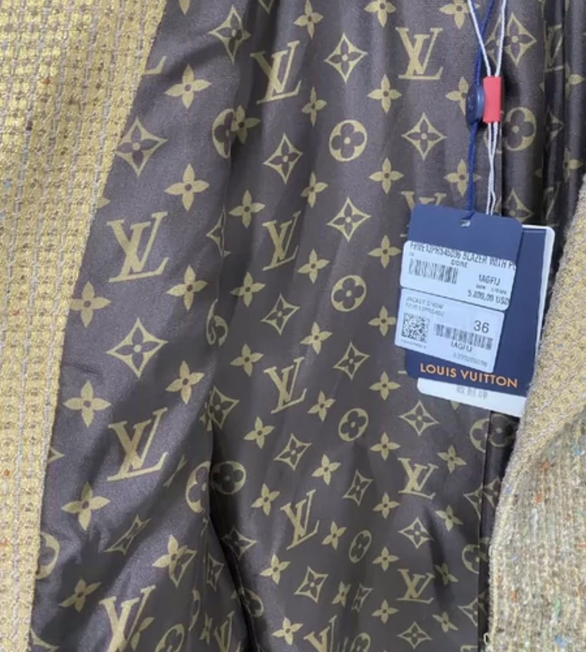 Louis Vuitton Louis Vuitton FW24 printed woolen suit jacket 2412-Nextarrow Size US M / EU 48-50 / 2 - 6 Thumbnail