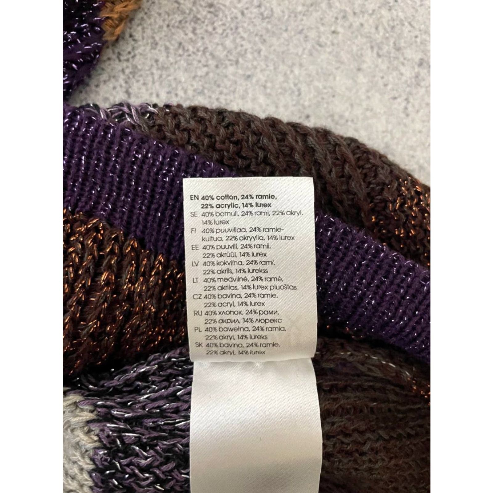 Missoni Missoni Lindex Womens Sweater Dress M Multicolor Cotton Long Sleeve Shirt Dress Size M / US 6-8 / IT 42-44 - 6 Thumbnail