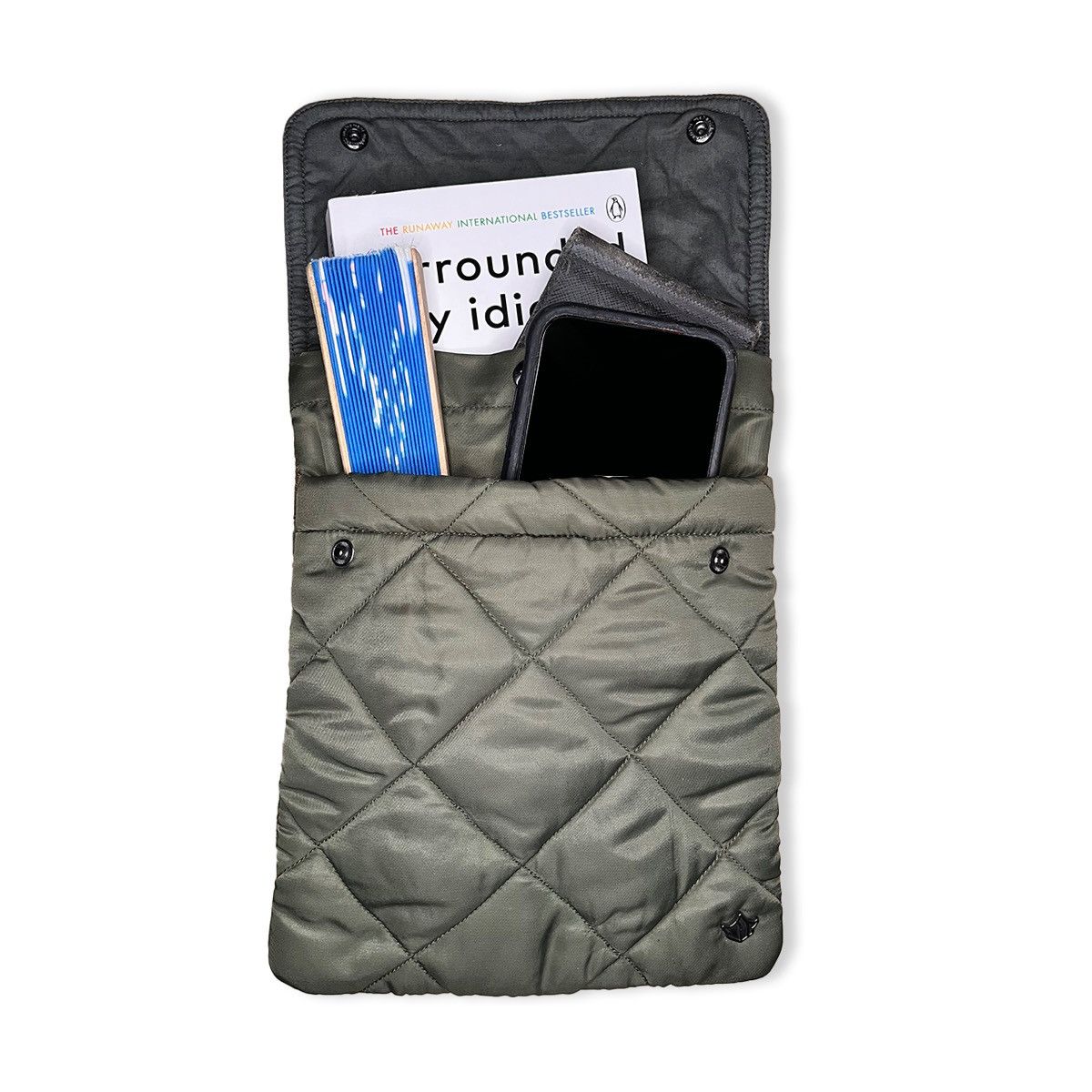 Maharishi 2018 Maharishi Quilted Flight Nylon Cross Body Bag Size ONE SIZE - 8 Thumbnail