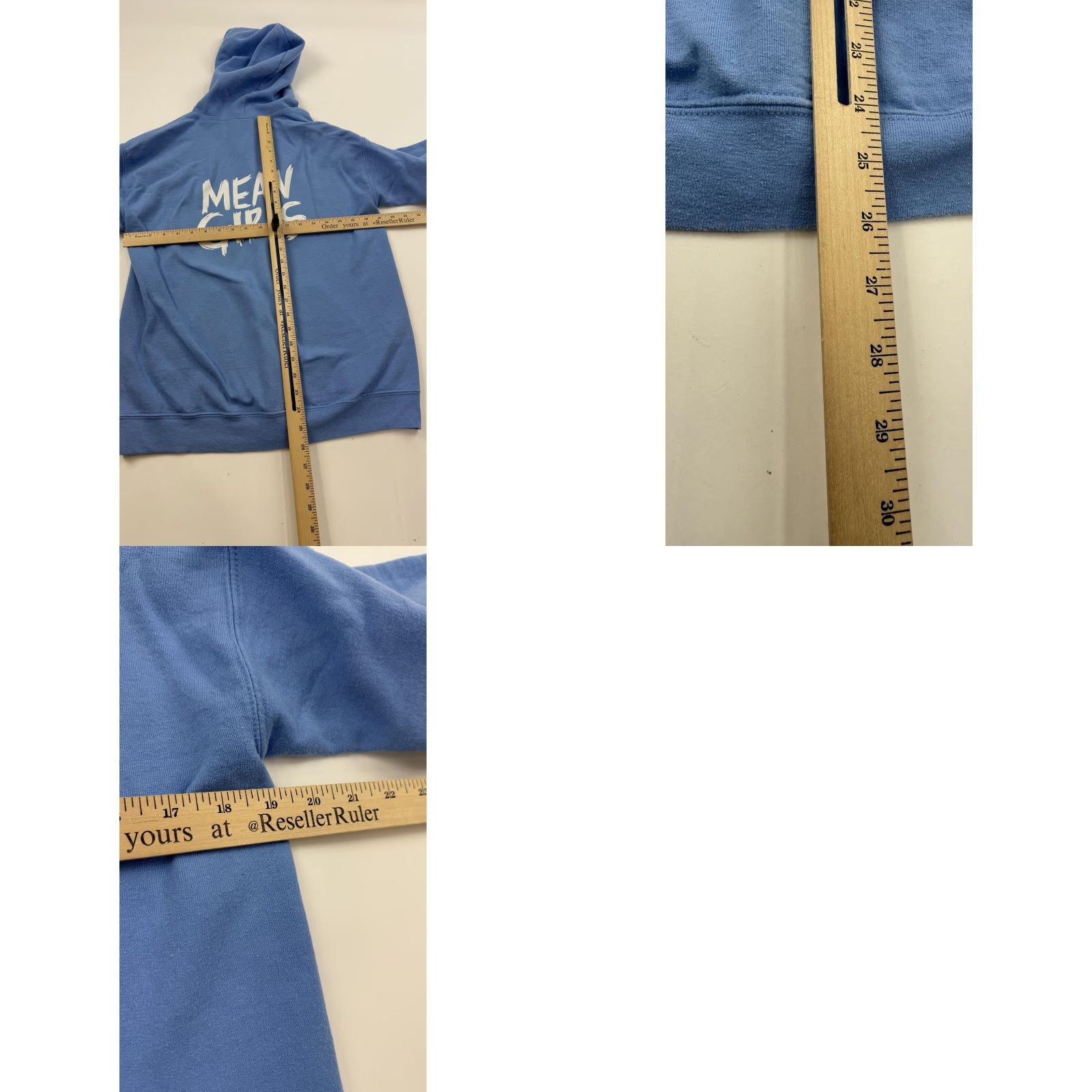 Hereu Mean Girls Hoodie Womens Medium Blue She Doesn't Even Go Here Zip Sweatshirt Movie Size M / US 6-8 / IT 42-44 - 8 Thumbnail