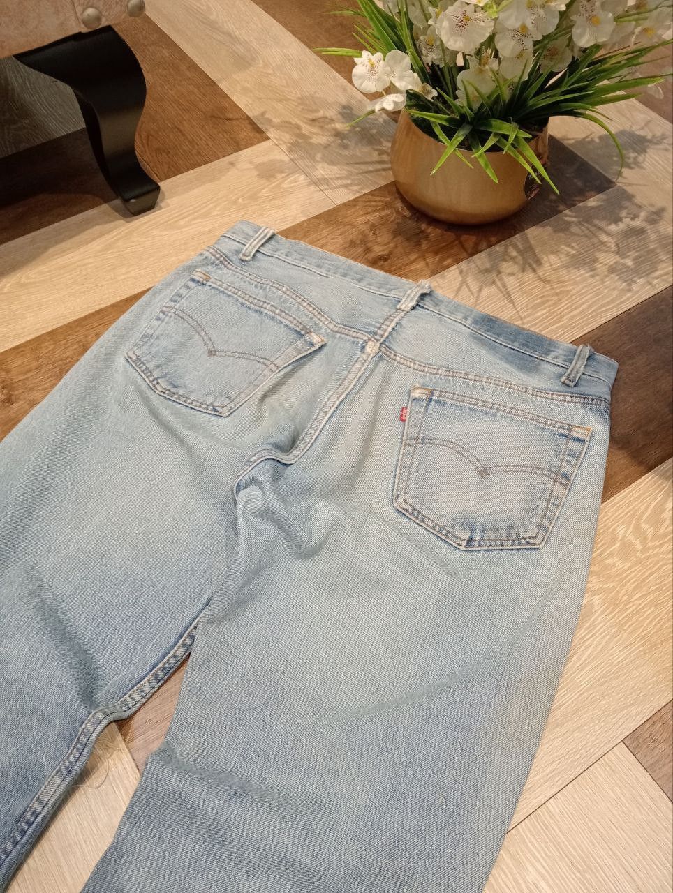 Levi's Vintage Clothing VINTAGE LEVI'S 501 BLUE DISTRESSED DENIM JEANS Size US 36 / EU 52 - 15 Thumbnail