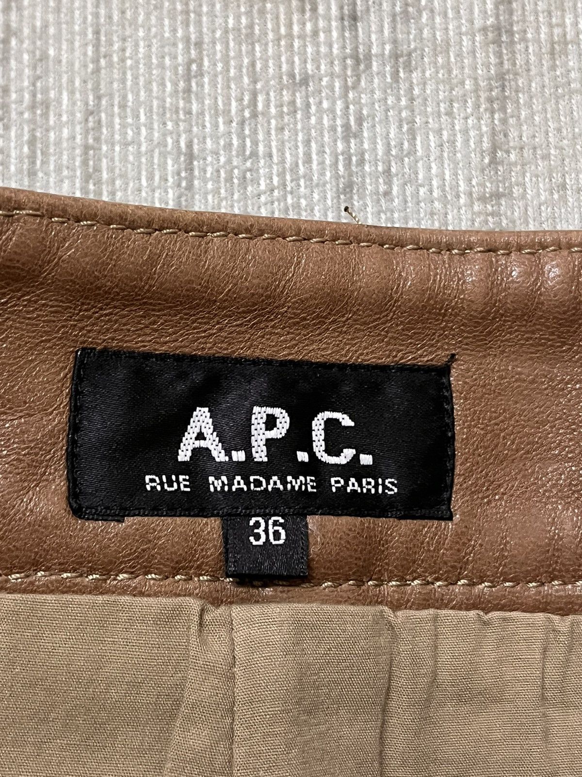 A.P.C. A.P.C leather pant Size 30" / US 8 / IT 44 - 5 Thumbnail