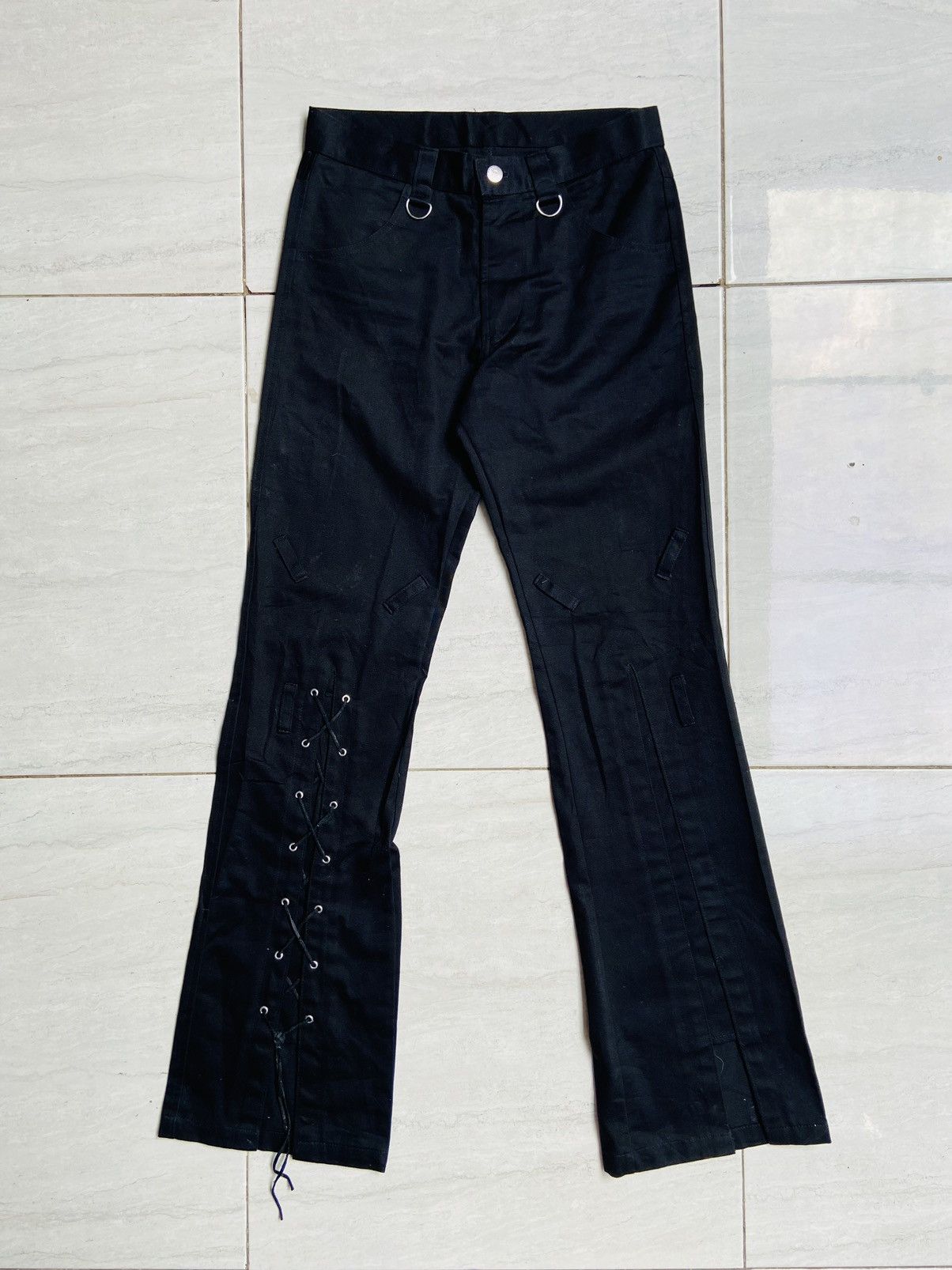 SECRET AGENTS Black Long Pants