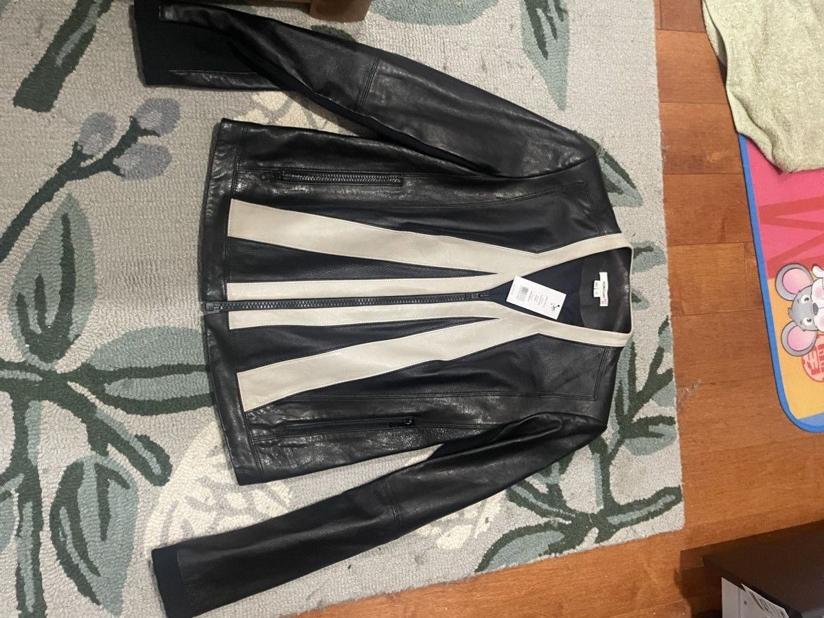 Helmut Lang Helmut Lang Evolution Paneled Leather Jacket Size S / US 4 / IT 40 - 3 Thumbnail