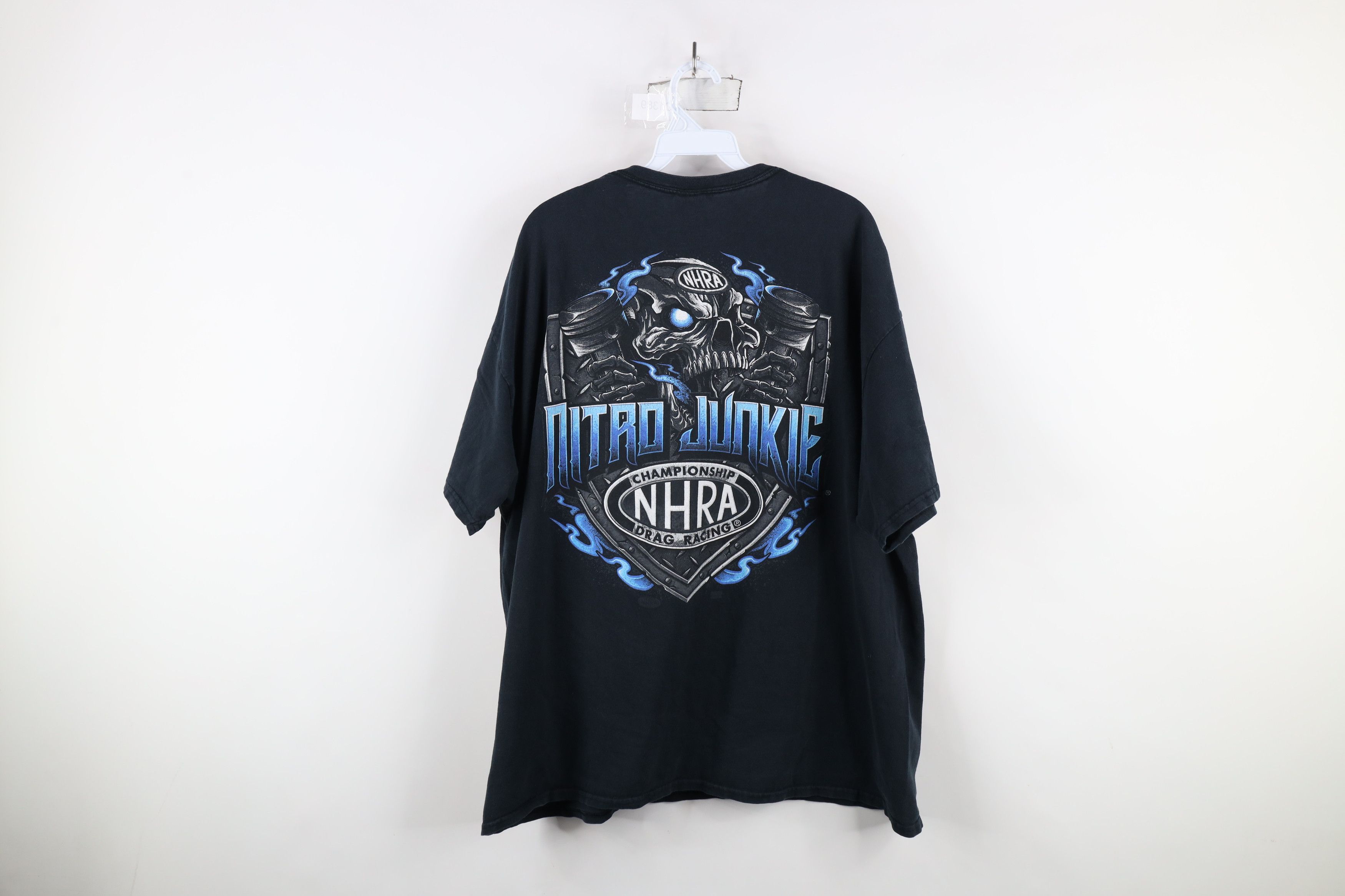 Other Vintage Y2K Nitro Junkie NHRA Drag RAcing Skeleton T-Shirt Size US XXL / EU 58 / 5 - 13 Thumbnail