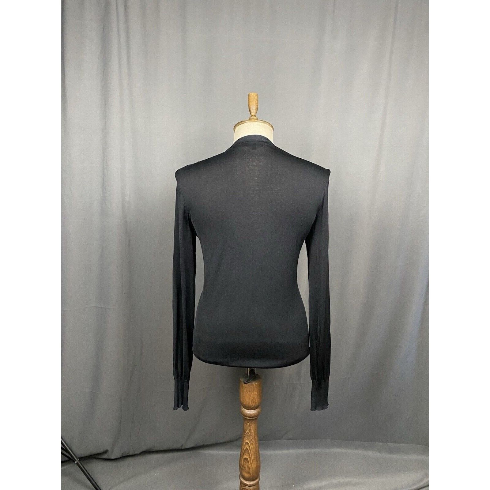 Burberry Prorsum RARE! Burberry Prorsum VTG Men's Black Cardigan Sweater Size Size US L / EU 52-54 / 3 - 7 Thumbnail