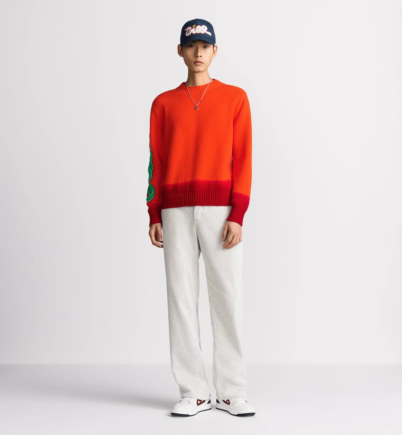 Dior × Kaws o1w1db10125 Sweater in Orange Size US L / EU 52-54 / 3 - 5 Thumbnail