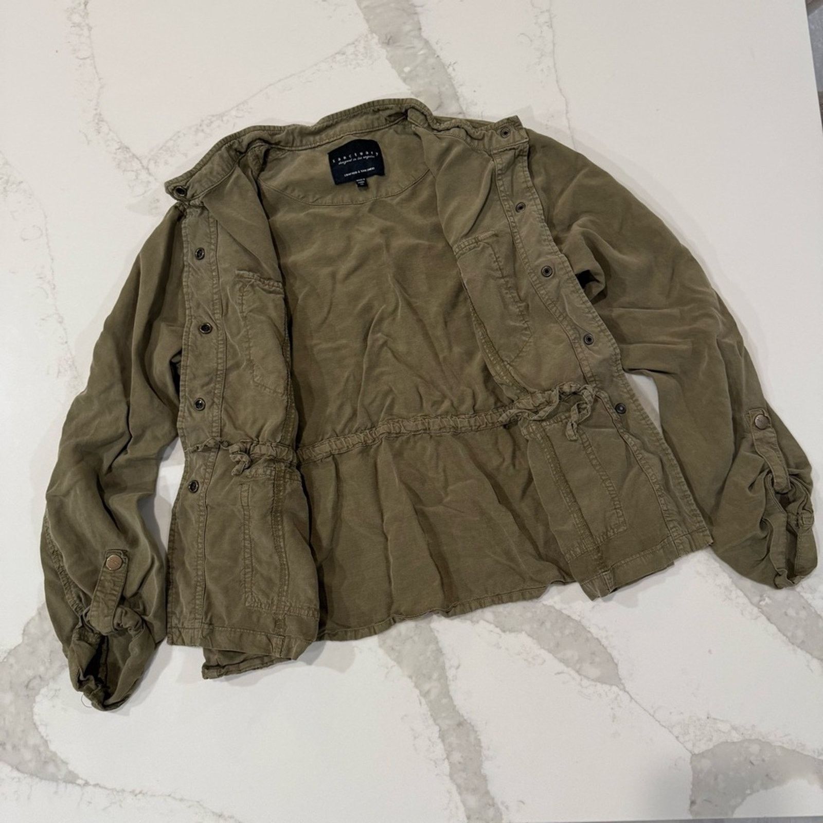 Sanctuary Sanctuary SnapFront Safari Cargo Jacket Womens Medium Green Size M / US 6-8 / IT 42-44 - 5 Thumbnail
