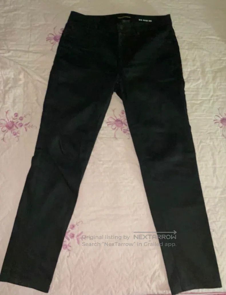 Saint Laurent Paris Saint Laurent Paris Classic Washed Solid Jeans Size US 30 / EU 46 - 2 Thumbnail