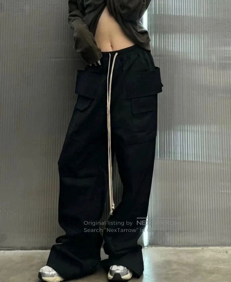 Rick Owens Rick Owens Black Cargo Pants for Men. Size US 30 / EU 46 - 6 Thumbnail