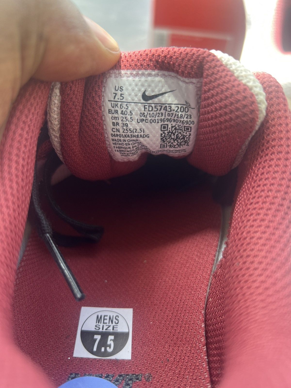 Nike Size 7.5- Nike Air Max 1 Keep Rippin Stop Slippin Size US 7.5 / EU 40-41 - 2 Thumbnail