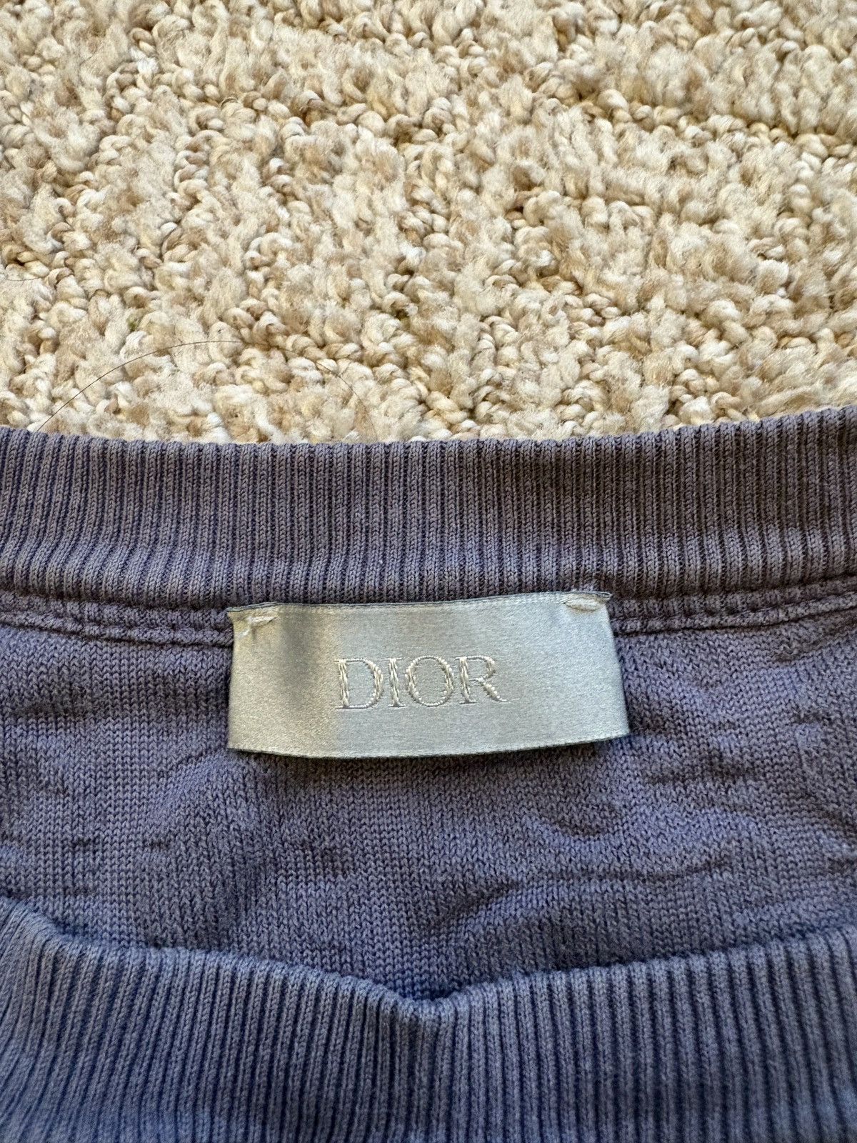 Dior Dior Oblique Towel Tee Purple Size US L / EU 52-54 / 3 - 3 Thumbnail