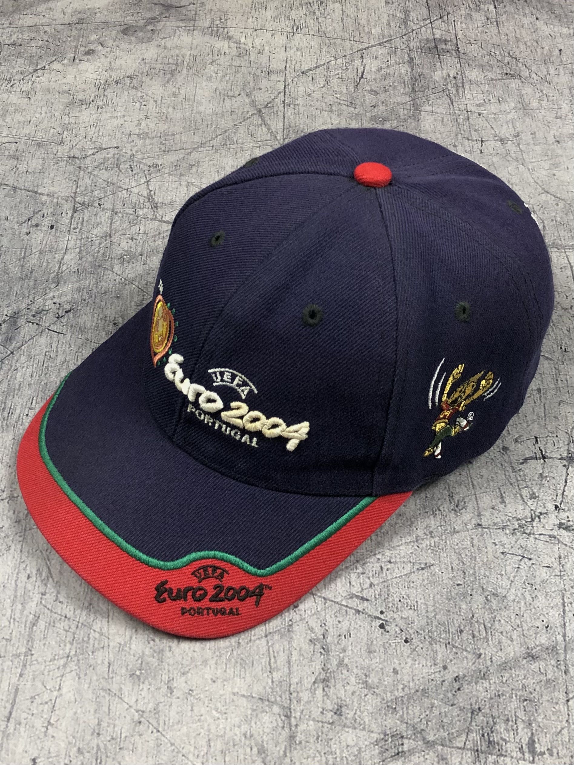 Vintage UEFA EURO 2004 Portugal Cap Size ONE SIZE - 1 Thumbnail