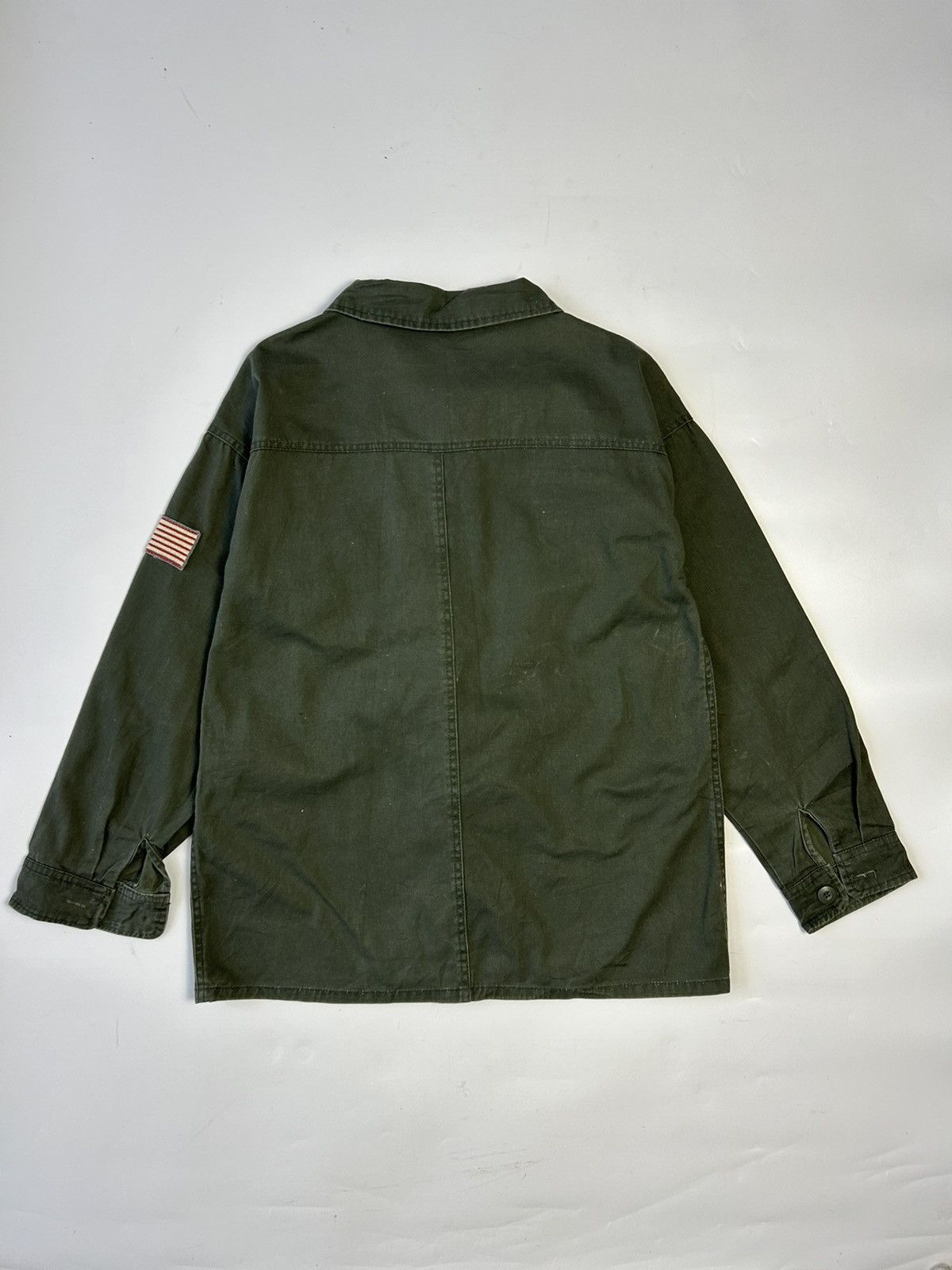 Japanese Brand GORGE MILITARY STYLE BUTTON UP COTTON WORK JACKET Size US S / EU 44-46 / 1 - 5 Thumbnail