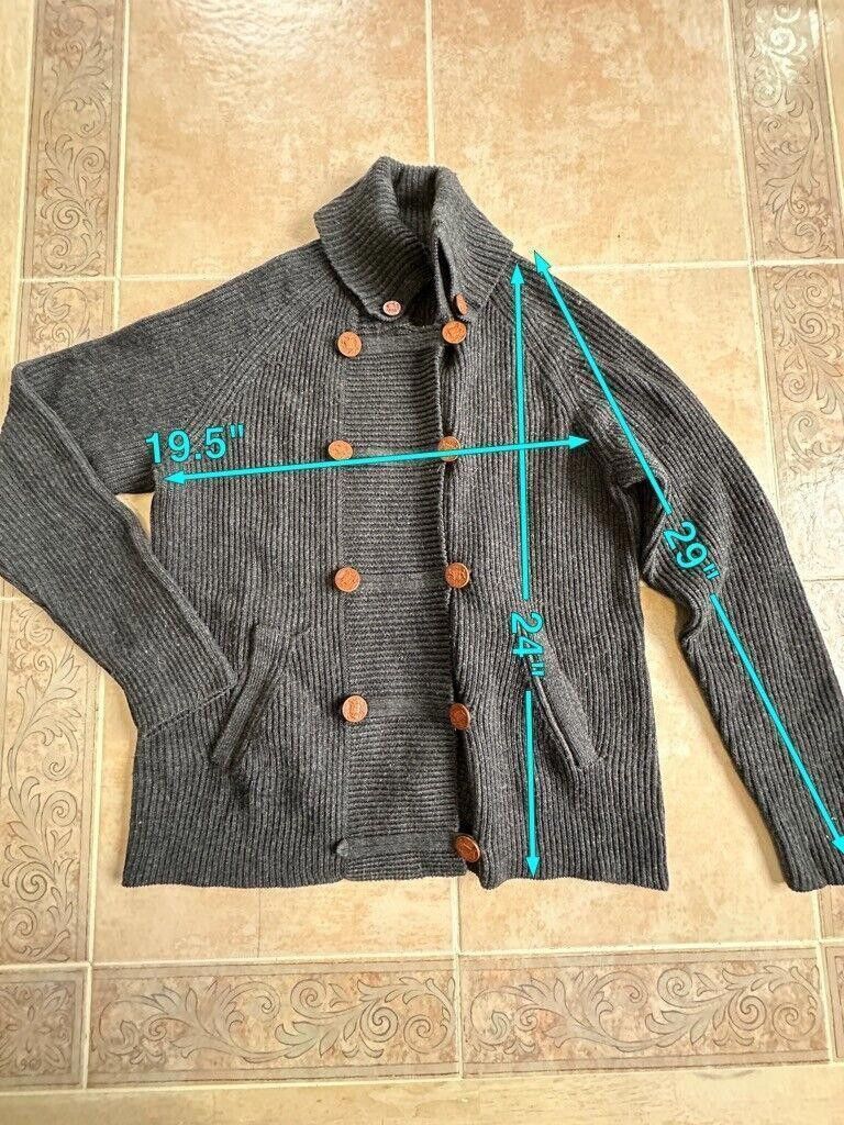 J.McLaughlin J McLaughlin Sweater Merino Wool Military Heavyweight sz L Size L / US 10 / IT 46 - 2 Thumbnail