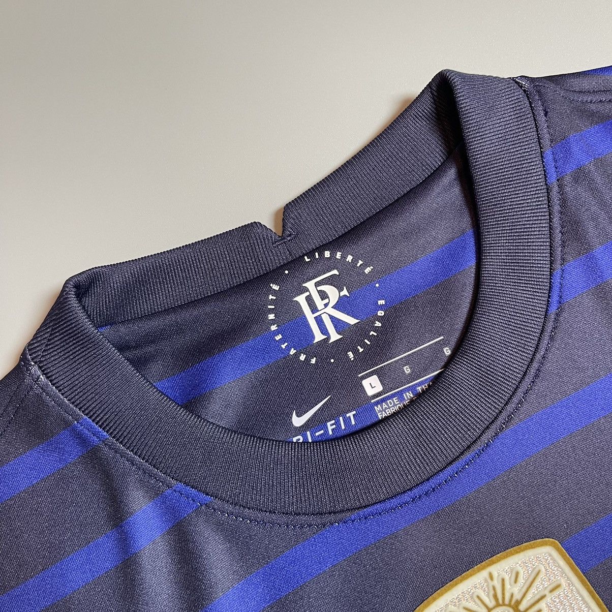 Nike × Vintage FRANCE NIKE 2020 EURO FOOTBALL HOME JERSEY Size L / US 10 / IT 46 - 4 Thumbnail