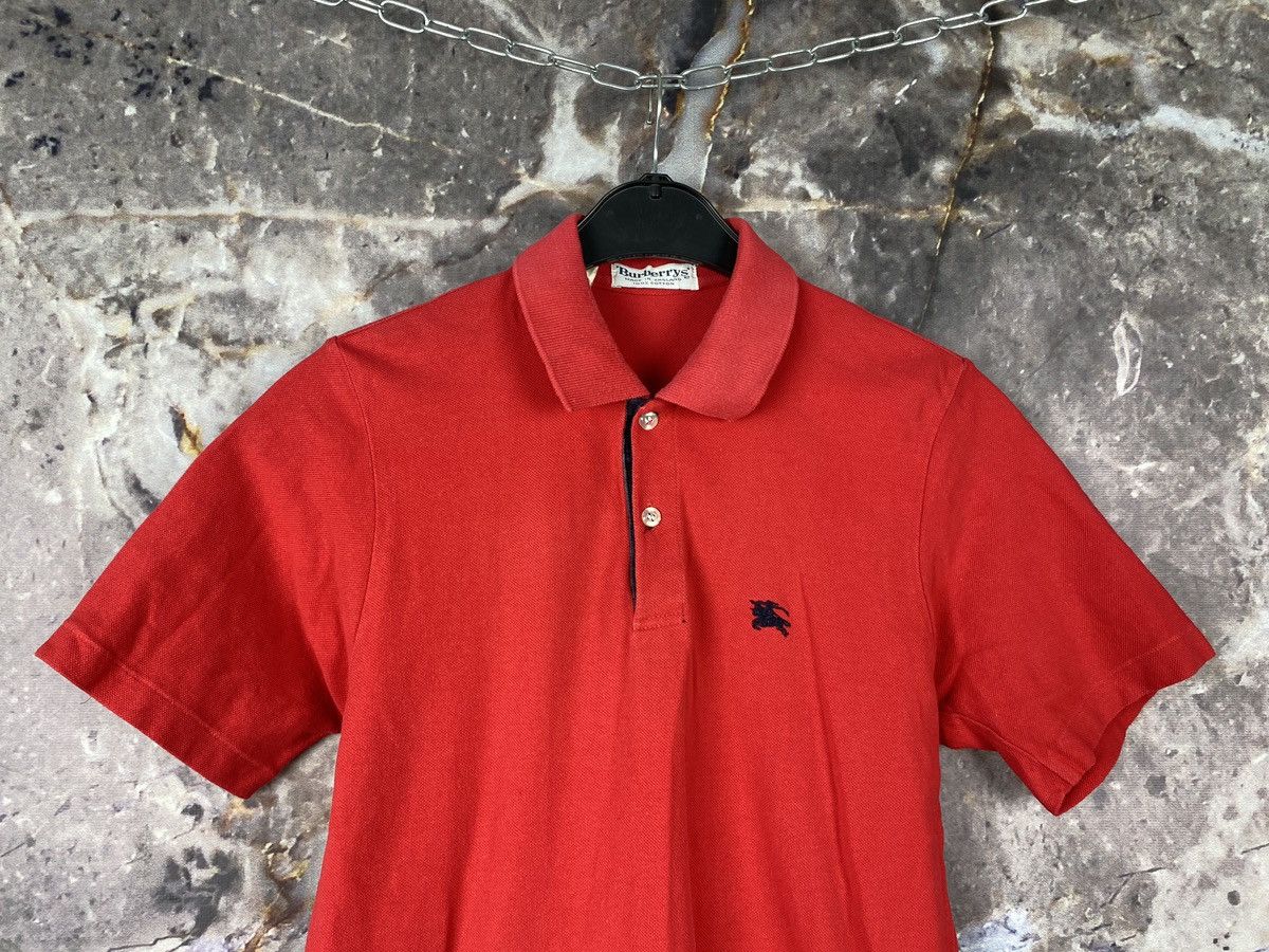 Burberry × Vintage Men’s Burberry Polo Shirt Vintage Luxury Size Medium Size US M / EU 48-50 / 2 - 2 Thumbnail