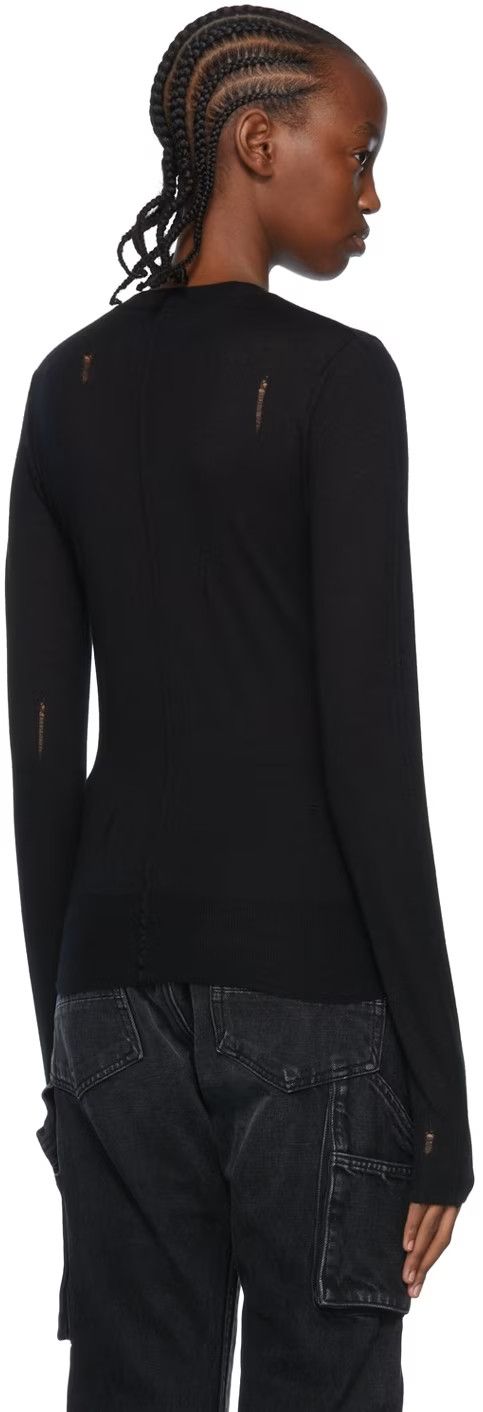 Amiri o1y0425 Cashmere Sweater in Black Size M / US 6-8 / IT 42-44 - 3 Thumbnail