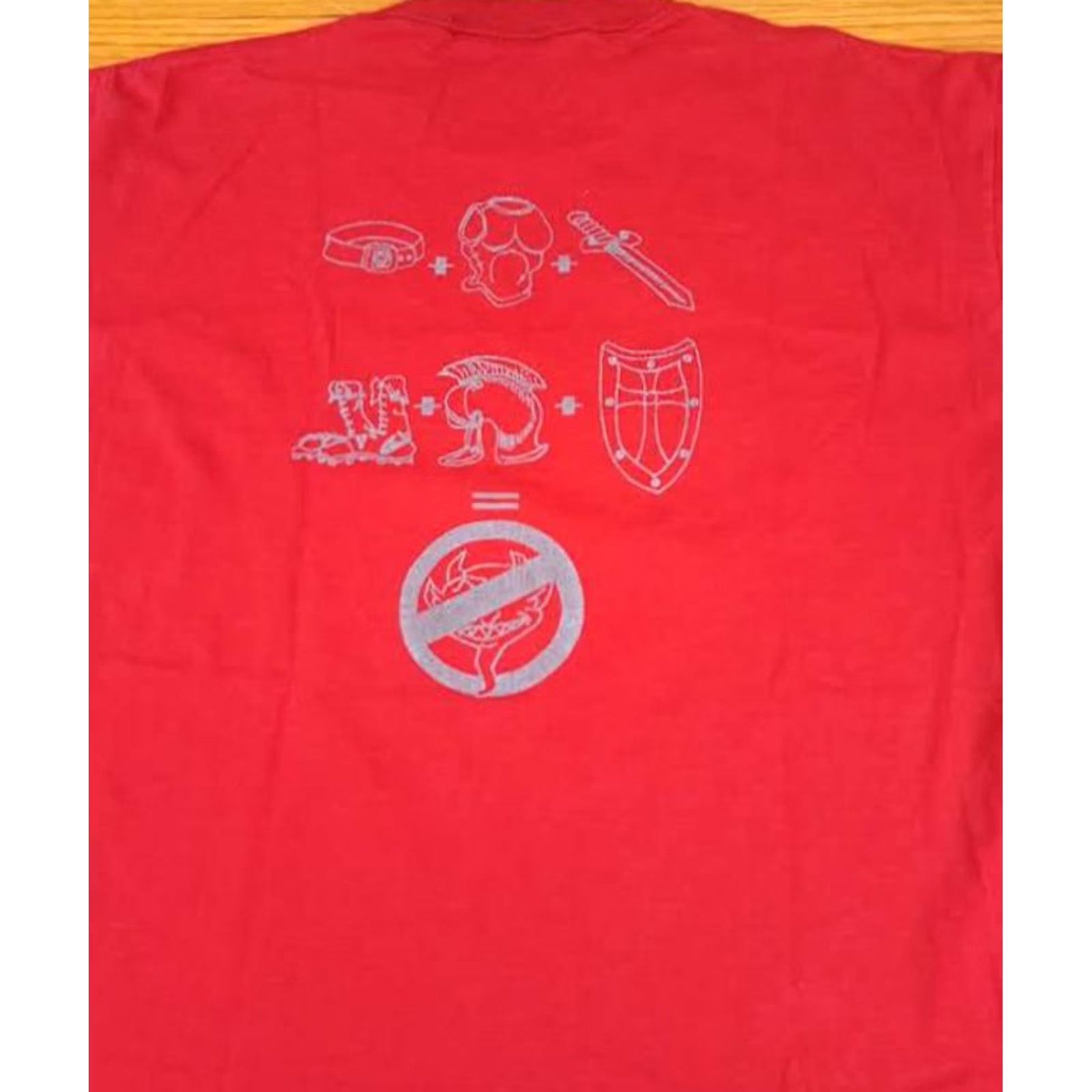 Jerzees VINTAGE Jerzees USA Red T-Shirt XL Crew Neck Short Sleeve Men Cotton Size US XL / EU 56 / 4 - 2 Thumbnail
