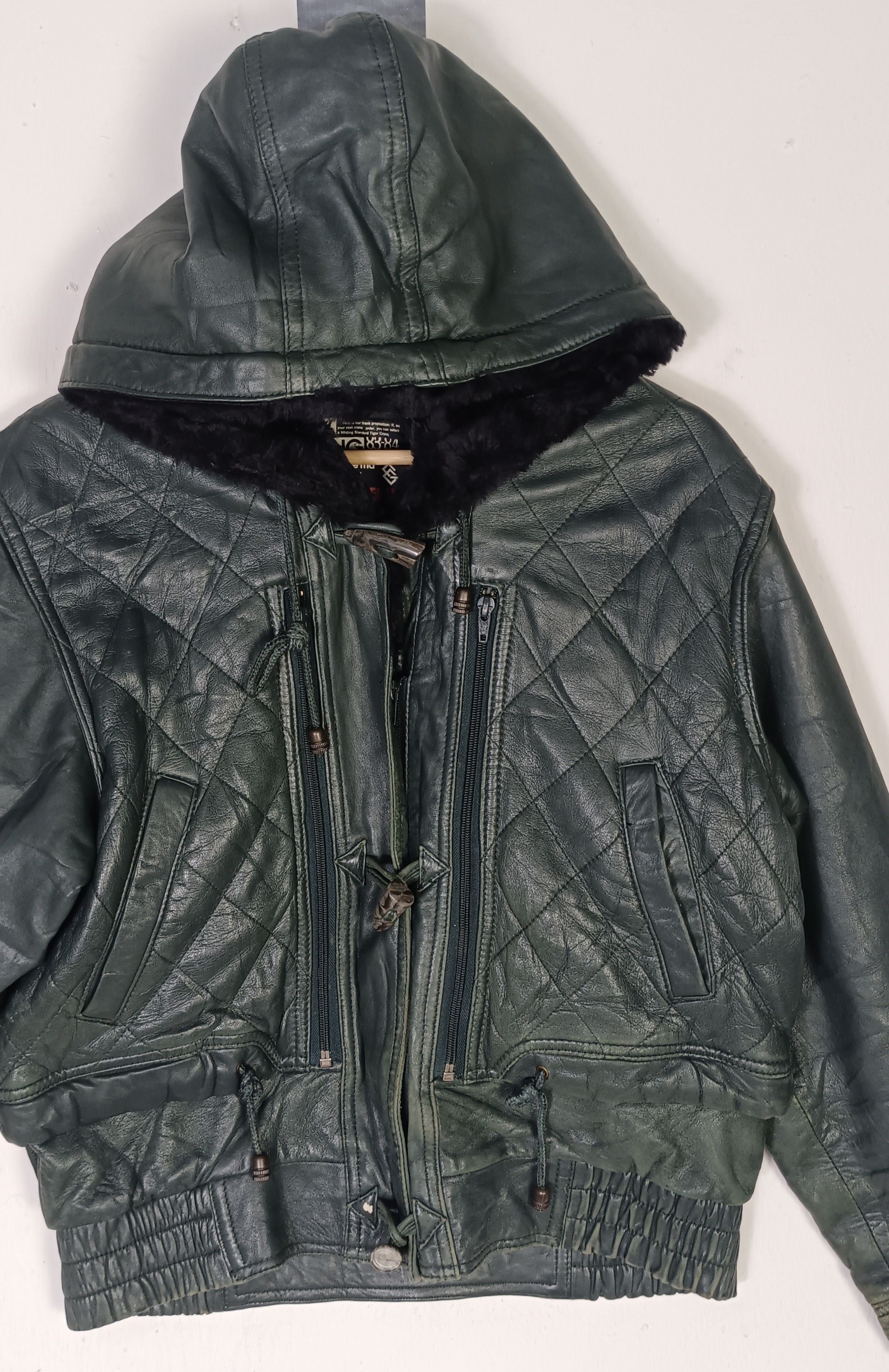 Japanese Brand Vintage🔥 City Gang Kaye Webb Leather Jacket Size US L / EU 52-54 / 3 - 4 Thumbnail
