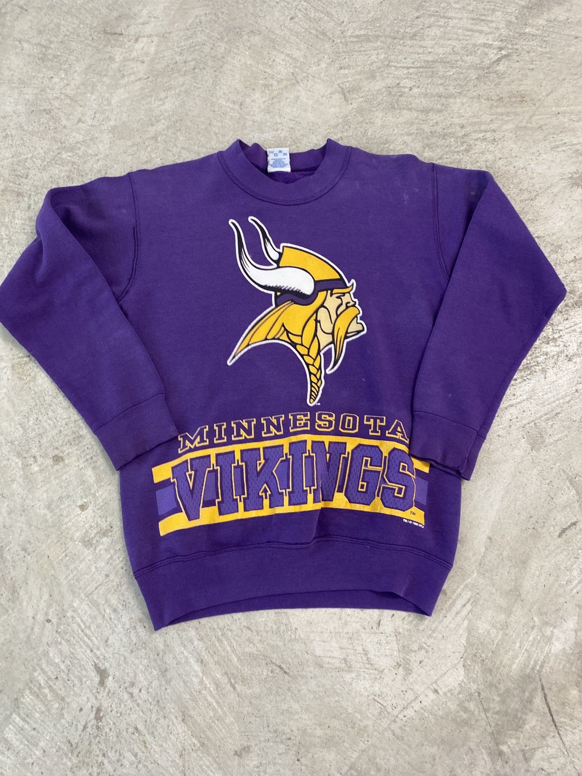 Salem Sportswear Salem Sports NFL Minnesota Vikings Crewneck Size US M / EU 48-50 / 2 - 2 Thumbnail