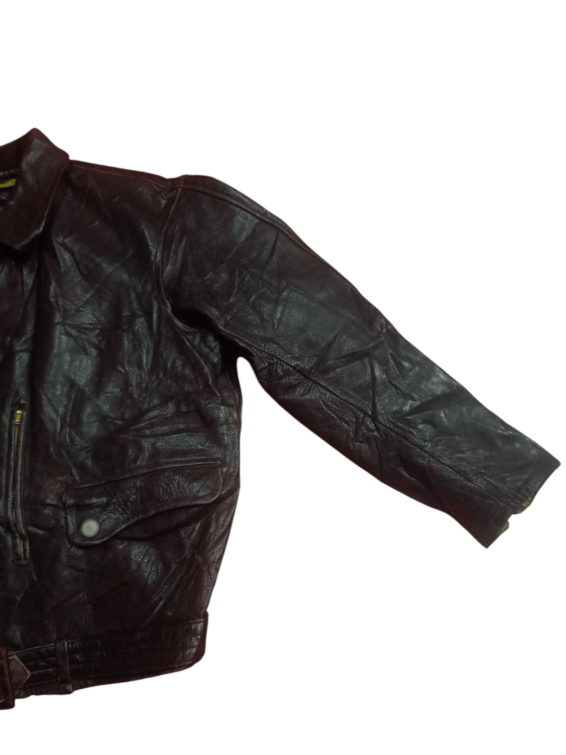 Other 🌟Hawks Jumper Leather Double Collar Jacket Men🌟 Size US L / EU 52-54 / 3 - 10 Thumbnail