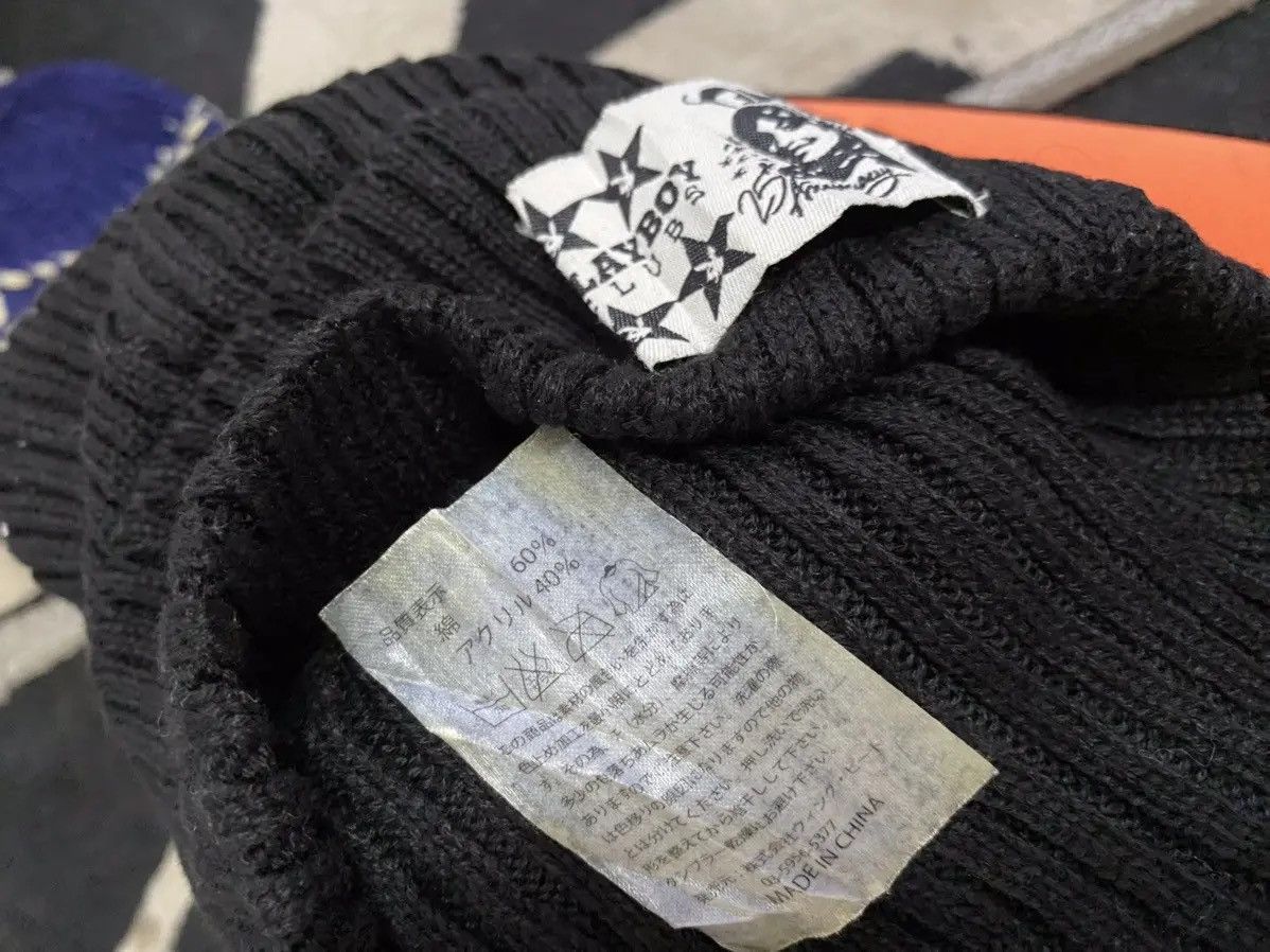 Playboy × Vintage Playboy Small Logo Beanie Hat Size ONE SIZE - 5 Thumbnail