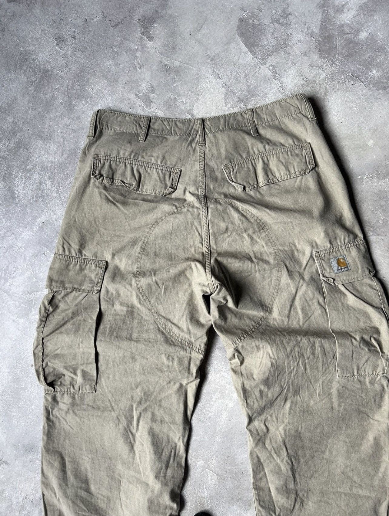 Carhartt Vintage 90s Carhartt Y2k Baggy Cargo Pants Size US 36 / EU 52 - 3 Thumbnail