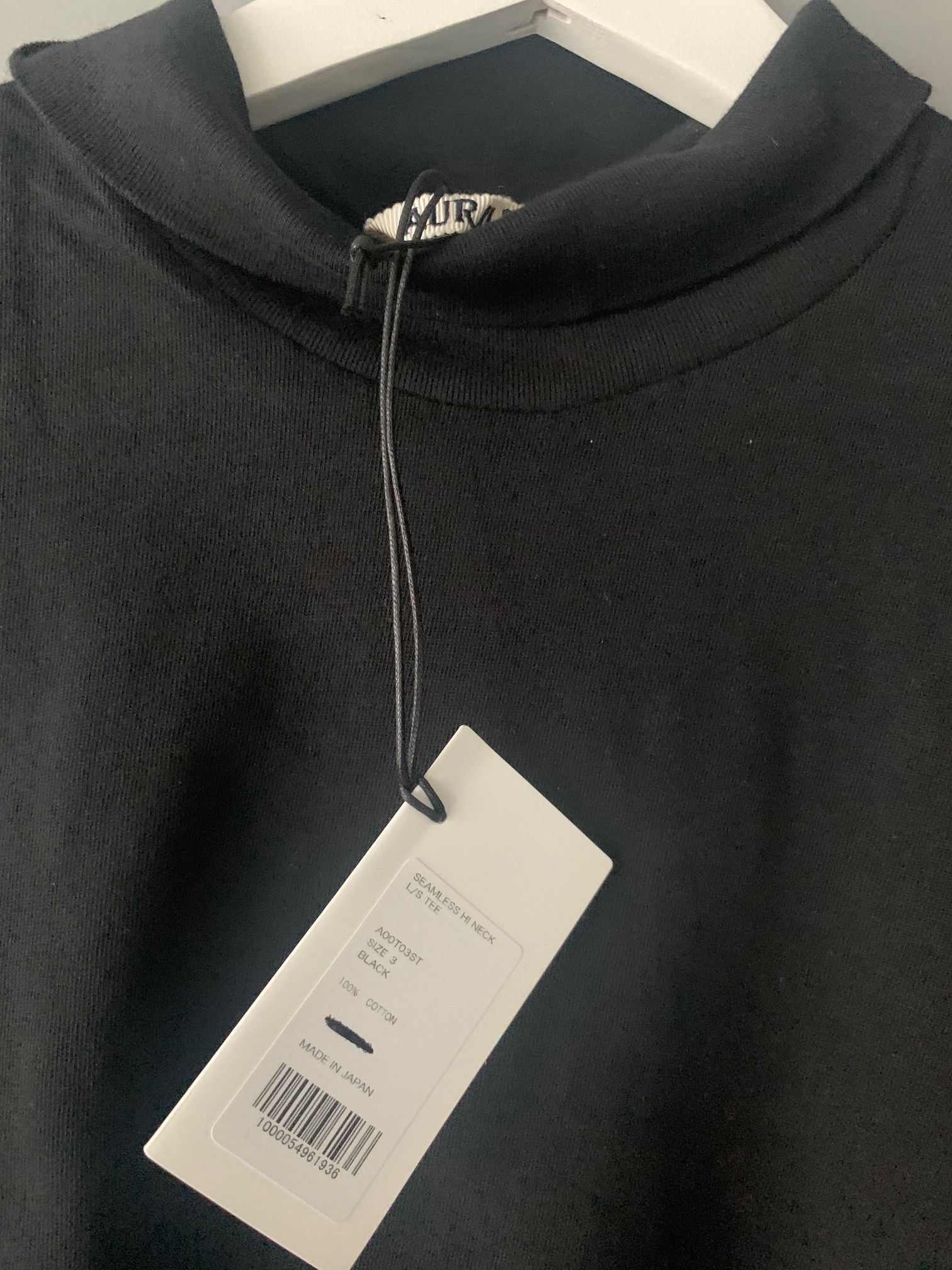 Auralee Auralee Black Seamless Turtleneck Size US M / EU 48-50 / 2 - 4 Thumbnail