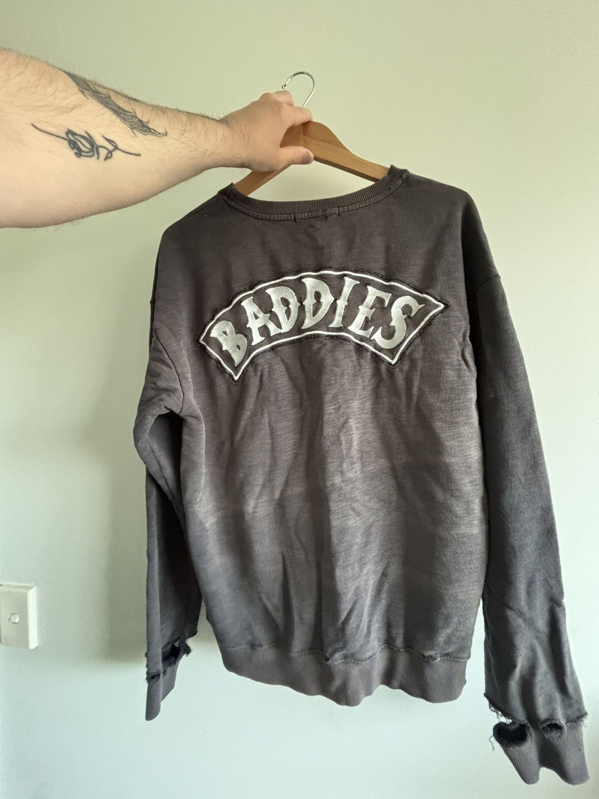 Ksubi × Vintage Destroyed Ksubi ‘Baddies’ Sweater Size US M / EU 48-50 / 2 - 3 Thumbnail